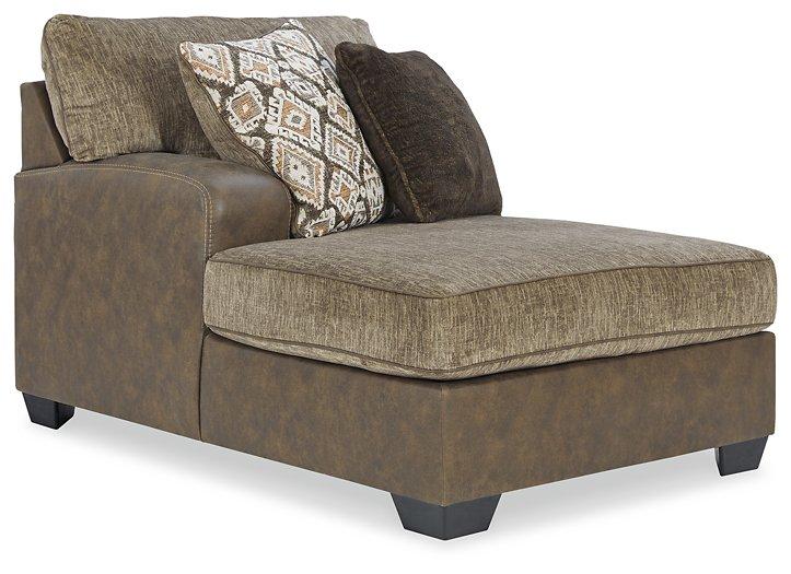 Abalone 3-Piece Sectional with Chaise - MR ZEE FURNITURE