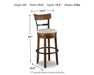 Valebeck Bar Height Bar Stool - MR ZEE FURNITURE