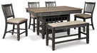 Tyler Creek Counter Height Dining Set - MR ZEE FURNITURE