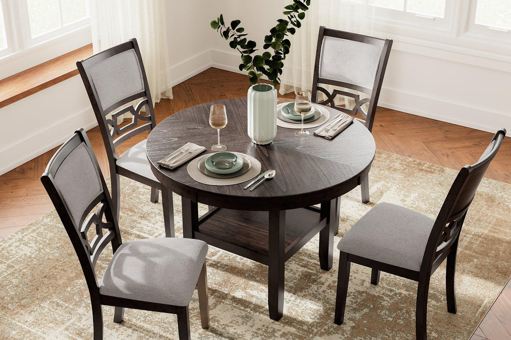 Langwest Dining Table and 4 Chairs (Set of 5) - MR ZEE FURNITURE