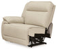 Double Deal Power Reclining Loveseat Sectional - MR ZEE FURNITURE