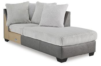 Clairette Court Sectional with Chaise - MR ZEE FURNITURE