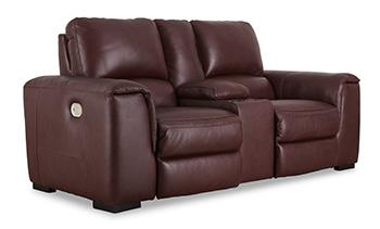 Alessandro Power Reclining Loveseat with Console - MR ZEE FURNITURE