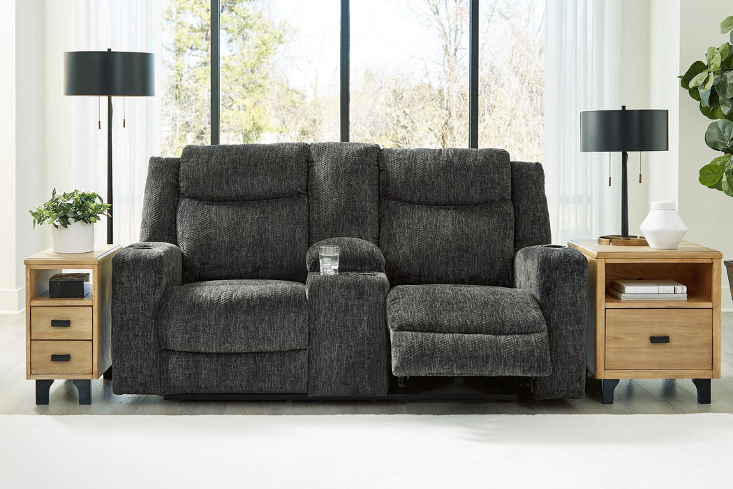 Martinglenn Power Reclining Loveseat with Console - MR ZEE FURNITURE