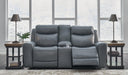 Mindanao Power Reclining Loveseat with Console - MR ZEE FURNITURE