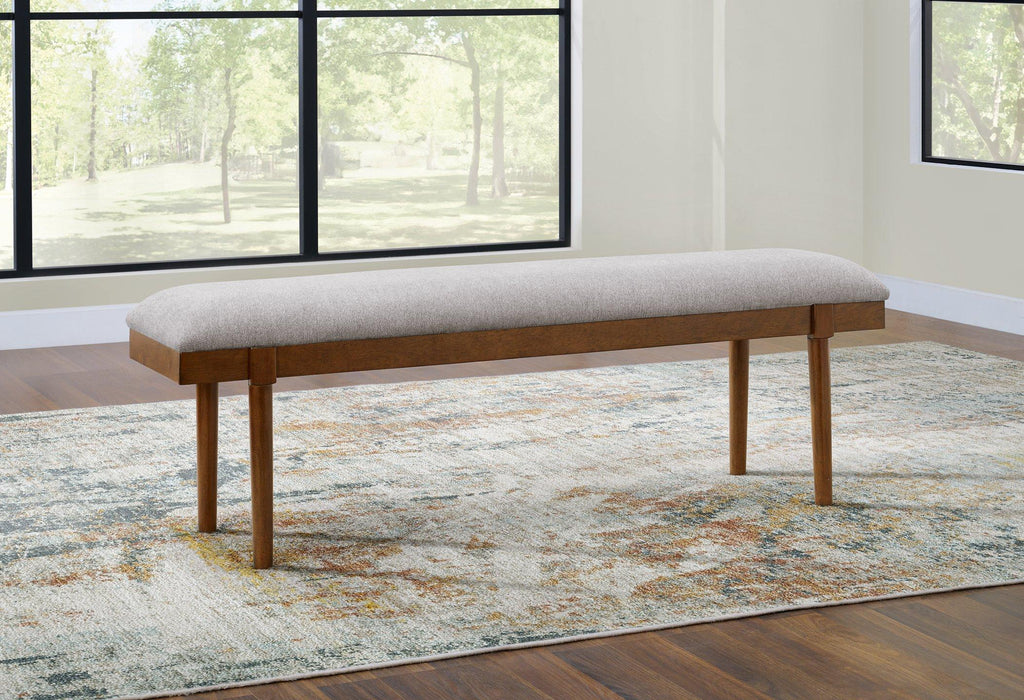 Lyncott 59" Upholstered Dining Bench - MR ZEE FURNITURE