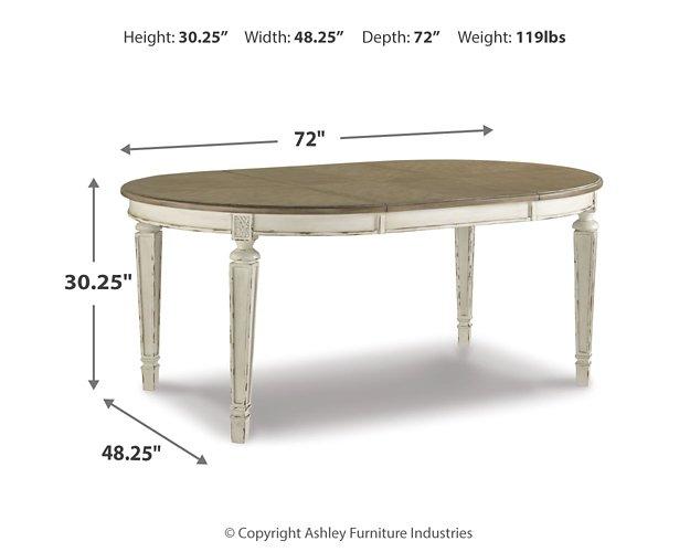 Realyn Dining Extension Table - MR ZEE FURNITURE