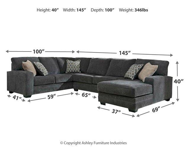 Tracling 3-Piece Sectional with Chaise - MR ZEE FURNITURE