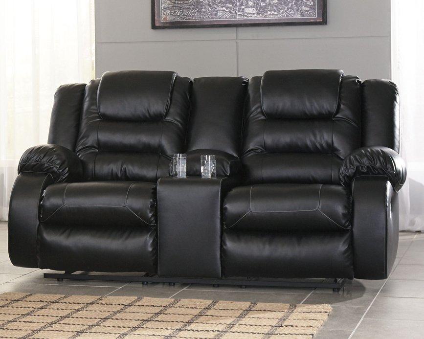 Vacherie Reclining Loveseat with Console - MR ZEE FURNITURE