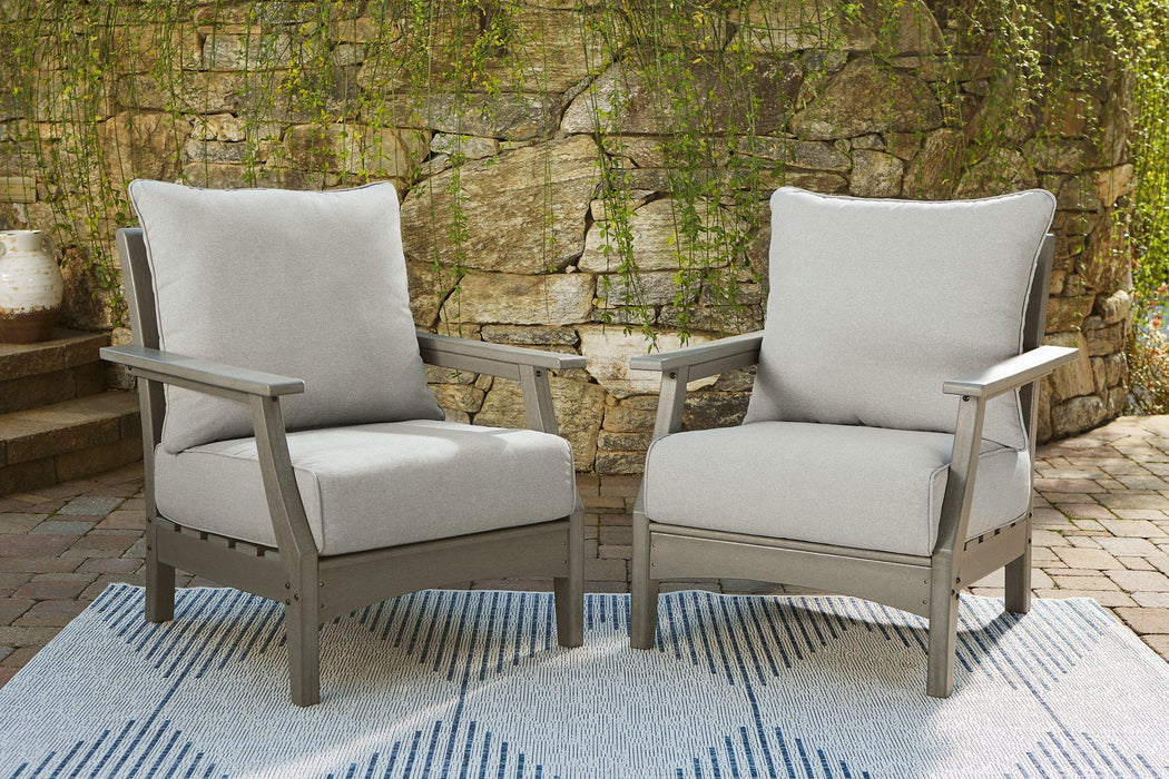 Visola Lounge Chair with Cushion (Set of 2) - MR ZEE FURNITURE