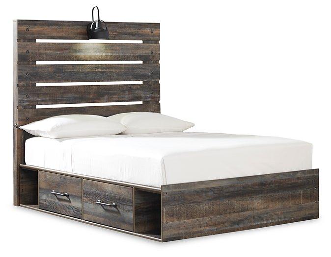 Drystan Bed with 4 Storage Drawers - MR ZEE FURNITURE