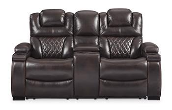 Warnerton Power Reclining Loveseat with Console - MR ZEE FURNITURE