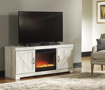 Bellaby 63" TV Stand with Fireplace - MR ZEE FURNITURE