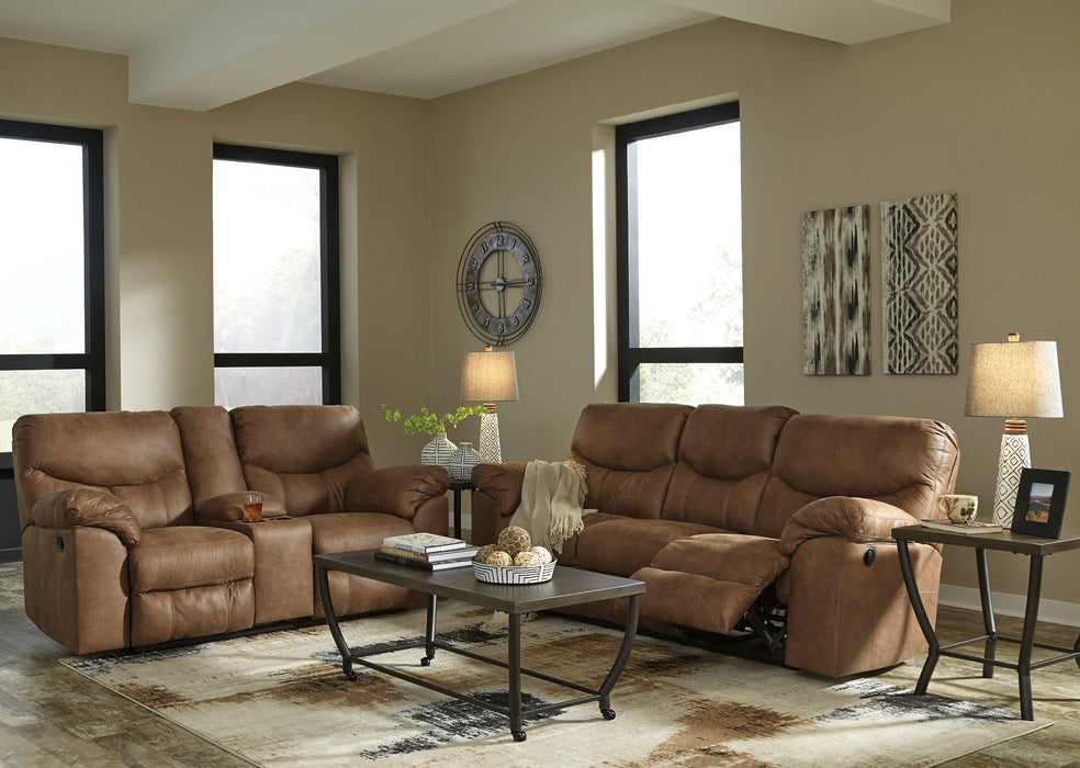 Boxberg Reclining Loveseat with Console - MR ZEE FURNITURE