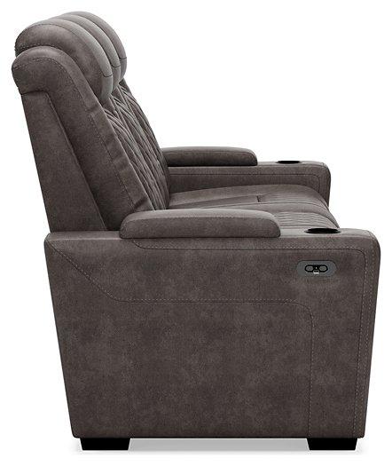 HyllMont Power Reclining Sofa - MR ZEE FURNITURE