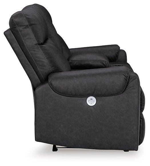 Axtellton Power Reclining Loveseat with Console - MR ZEE FURNITURE