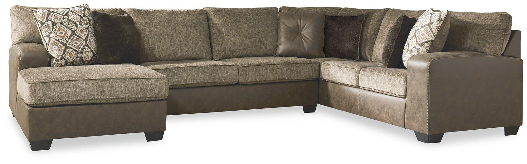 Abalone 3-Piece Sectional with Chaise - MR ZEE FURNITURE