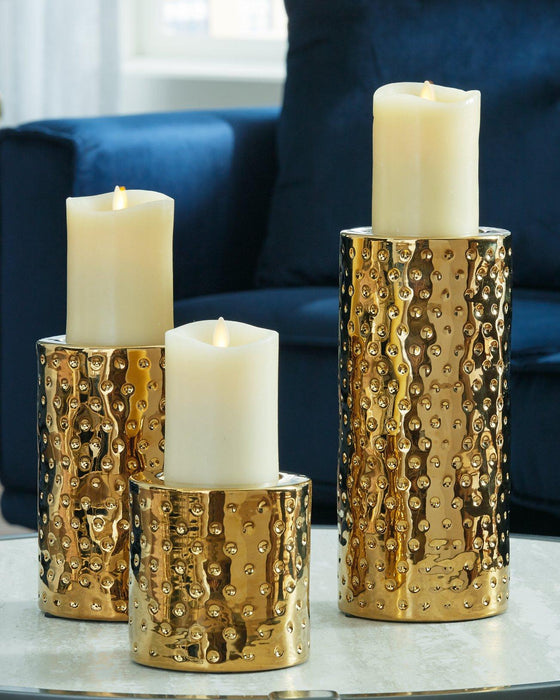 Marisa Candle Holder (Set of 3) - MR ZEE FURNITURE