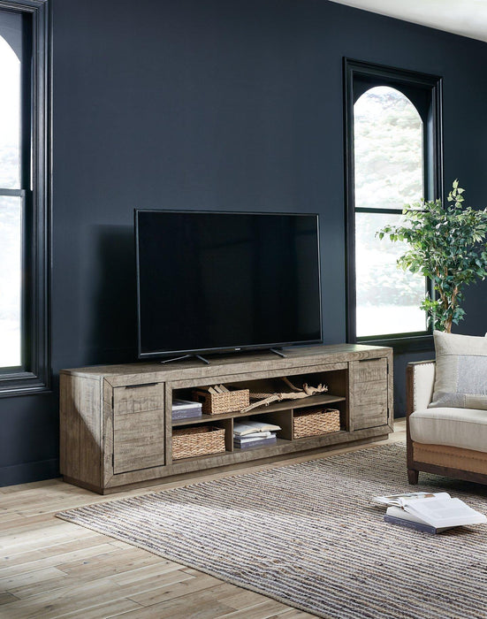 Krystanza TV Stand with Electric Fireplace - MR ZEE FURNITURE