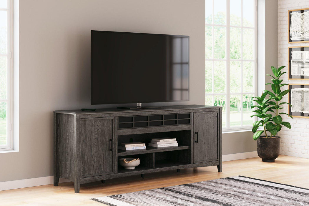 Montillan 84" TV Stand with Electric Fireplace - MR ZEE FURNITURE