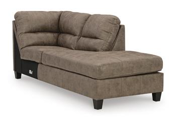 Navi 2-Piece Sectional Sofa Sleeper Chaise - MR ZEE FURNITURE