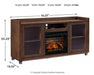 Starmore 70" TV Stand with Electric Fireplace - MR ZEE FURNITURE