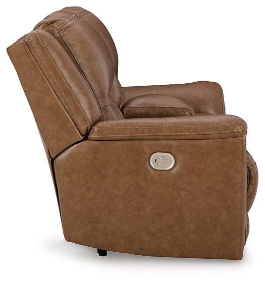 Trasimeno Power Reclining Loveseat with Console - MR ZEE FURNITURE