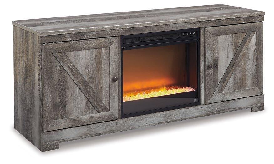 Wynnlow 63" TV Stand with Electric Fireplace - MR ZEE FURNITURE