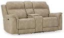 Next-Gen DuraPella Power Reclining Loveseat with Console - MR ZEE FURNITURE