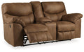 Boxberg Reclining Loveseat with Console - MR ZEE FURNITURE