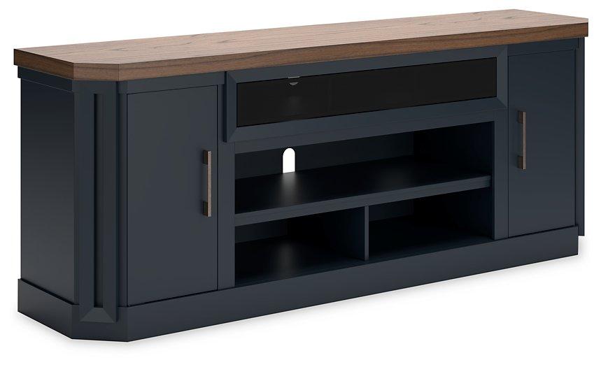 Landocken 83" TV Stand with Electric Fireplace - MR ZEE FURNITURE