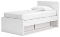 Onita Panel Bed with 1 Side Storage - MR ZEE FURNITURE