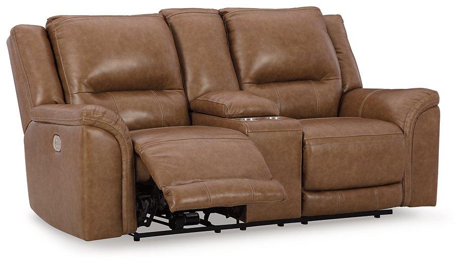 Trasimeno Power Reclining Loveseat with Console - MR ZEE FURNITURE