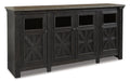 Tyler Creek 74" TV Stand - MR ZEE FURNITURE