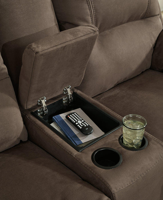 Next-Gen Gaucho Reclining Loveseat with Console - MR ZEE FURNITURE