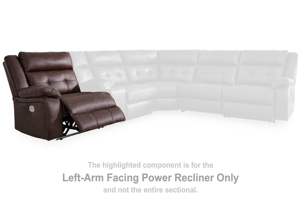 Punch Up Power Reclining Sectional Loveseat - MR ZEE FURNITURE