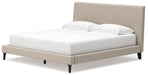 Cielden Upholstered Bed with Roll Slats - MR ZEE FURNITURE