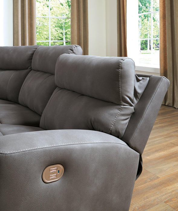 Next-Gen DuraPella Power Reclining Sectional Loveseat - MR ZEE FURNITURE