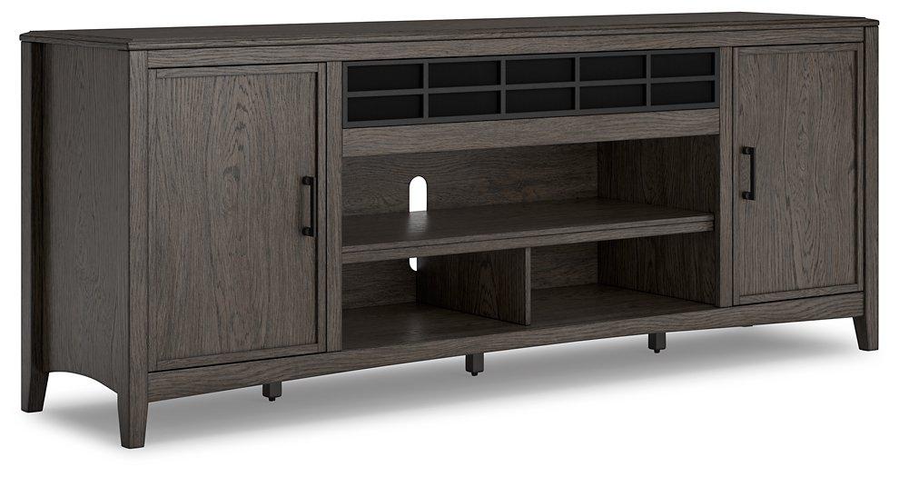 Montillan 84" TV Stand with Electric Fireplace - MR ZEE FURNITURE