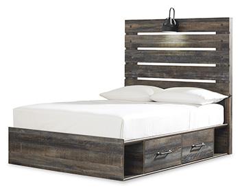 Drystan Bed with 4 Storage Drawers - MR ZEE FURNITURE