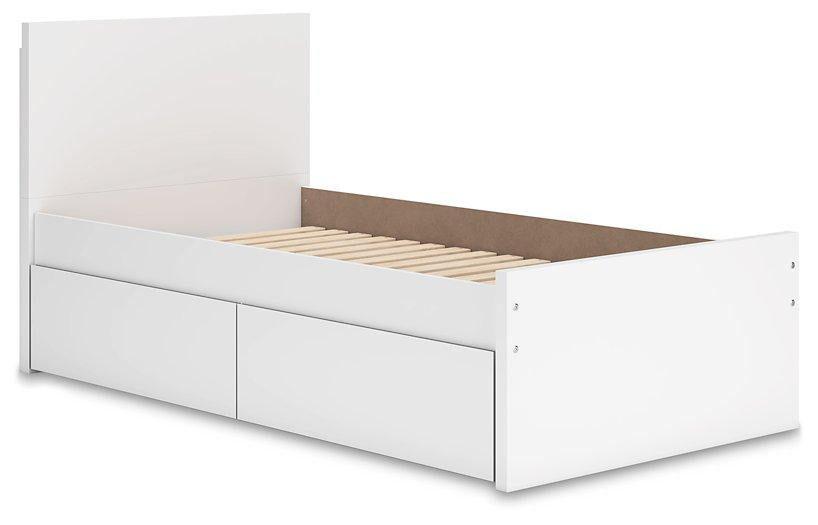 Onita Panel Bed with 1 Side Storage - MR ZEE FURNITURE