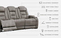 The Man-Den Power Reclining Sofa - MR ZEE FURNITURE