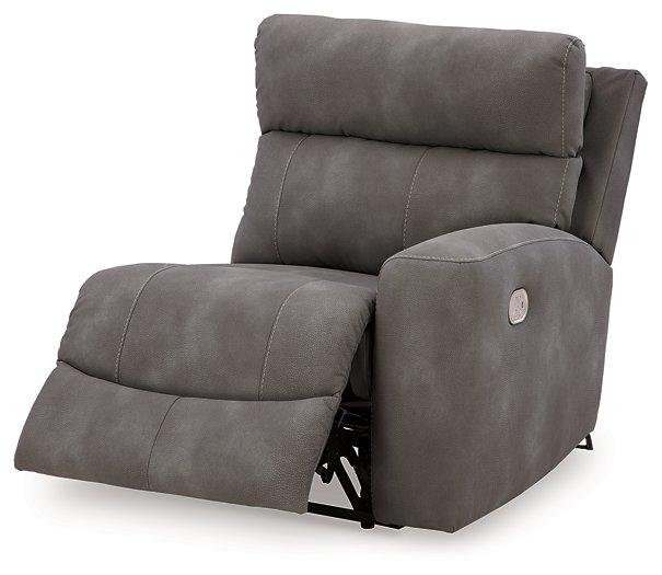 Next-Gen DuraPella Power Reclining Sectional Loveseat with Console - MR ZEE FURNITURE