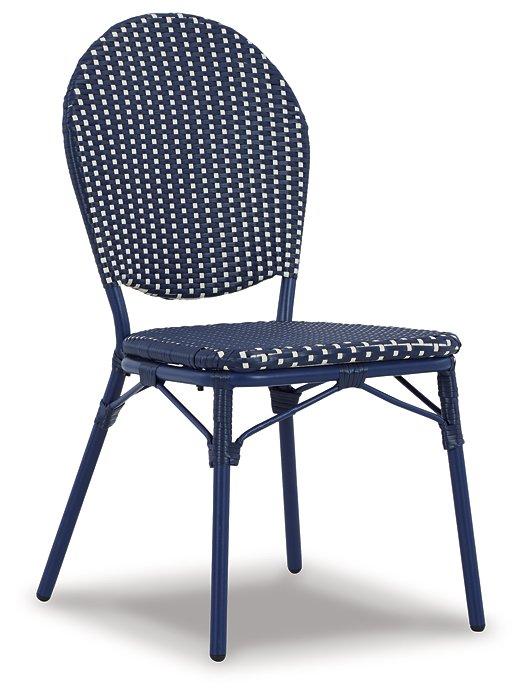 Odyssey Blue Outdoor Table and Chairs (Set of 3) - MR ZEE FURNITURE