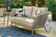 Swiss Valley Outdoor Loveseat with Cushion - MR ZEE FURNITURE