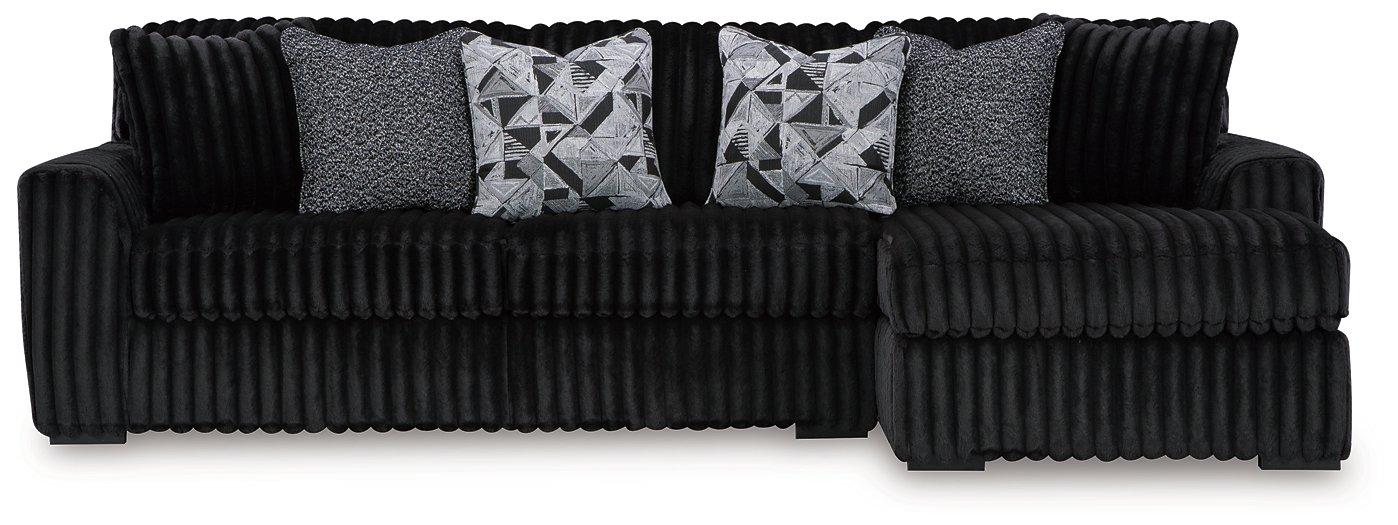 Midnight-Madness Sectional Sofa with Chaise - MR ZEE FURNITURE