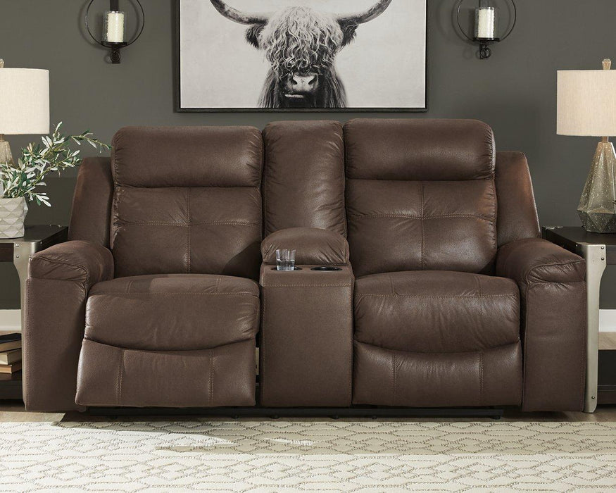 Jesolo Reclining Loveseat with Console - MR ZEE FURNITURE