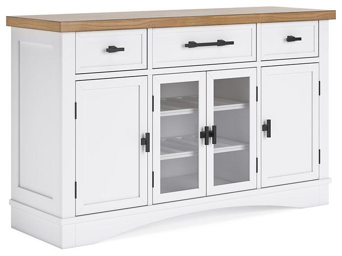 Ashbryn Dining Server and Hutch - MR ZEE FURNITURE