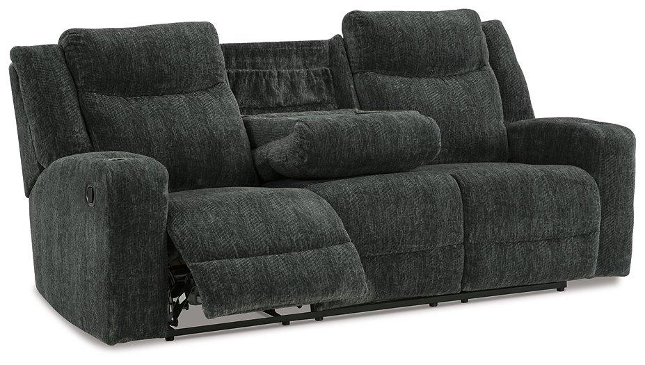 Martinglenn Reclining Sofa with Drop Down Table - MR ZEE FURNITURE