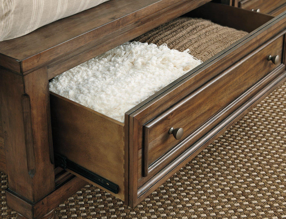 Flynnter Bed with 2 Storage Drawers - MR ZEE FURNITURE